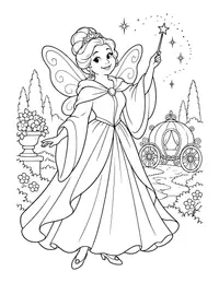 Fairy Godmother coloring page