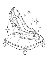 Glass Slipper coloring page