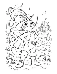 Puss in Boots coloring page