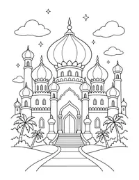 Aladdin's Palace coloring page