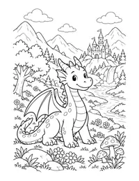 Dragon Valley coloring page