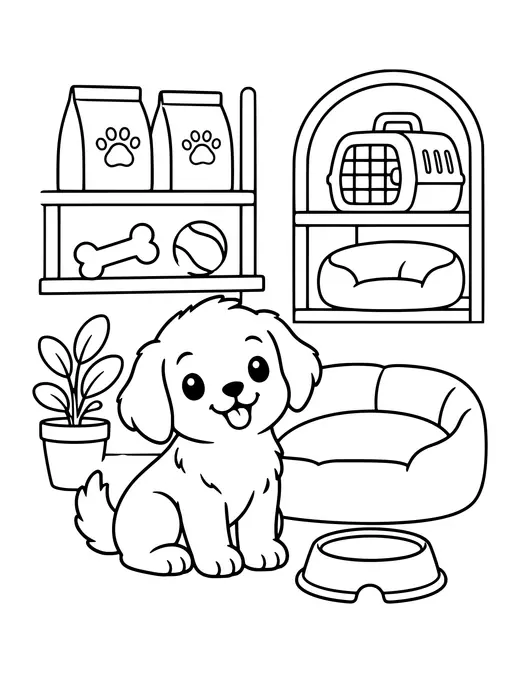 Pet Shop coloring page