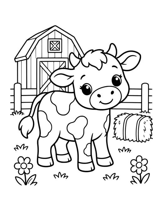 Old MacDonald's Farm coloring page