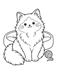 Ragdoll Cat coloring page