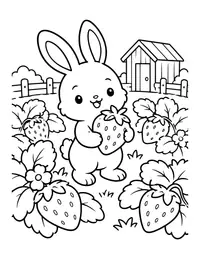 Strawberry Patch coloring page