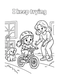 I keep trying coloring page