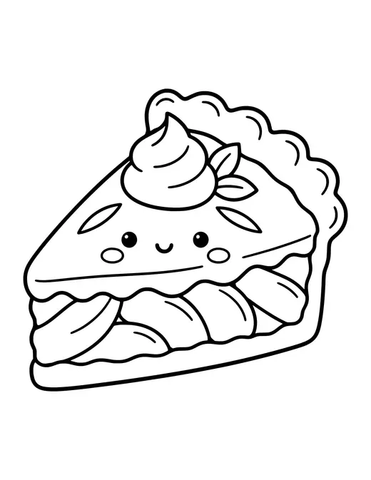Pie Slice coloring page