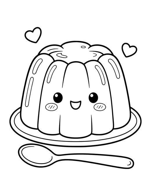 Jelly coloring page