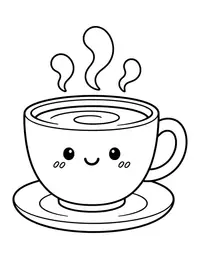 Coffee Cup coloring page