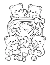 Gummy Bears coloring page