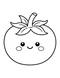 Tomato coloring page