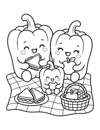 Pepper Pals coloring page