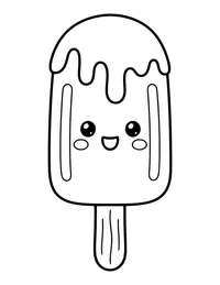 Ice Pop coloring page