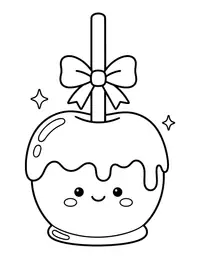 Candy Apple coloring page