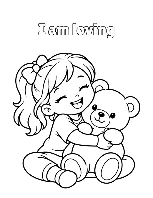 I am loving coloring page