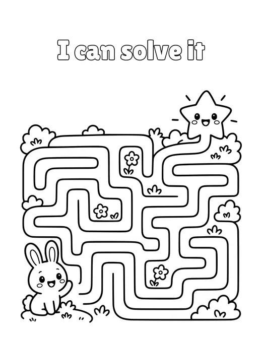 I can solve it coloring page