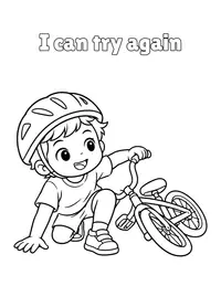 I can try again coloring page