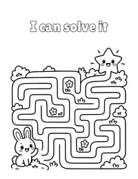 I can solve it coloring page