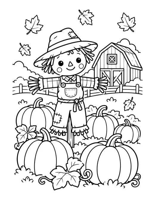 Pumpkin Patch coloring page
