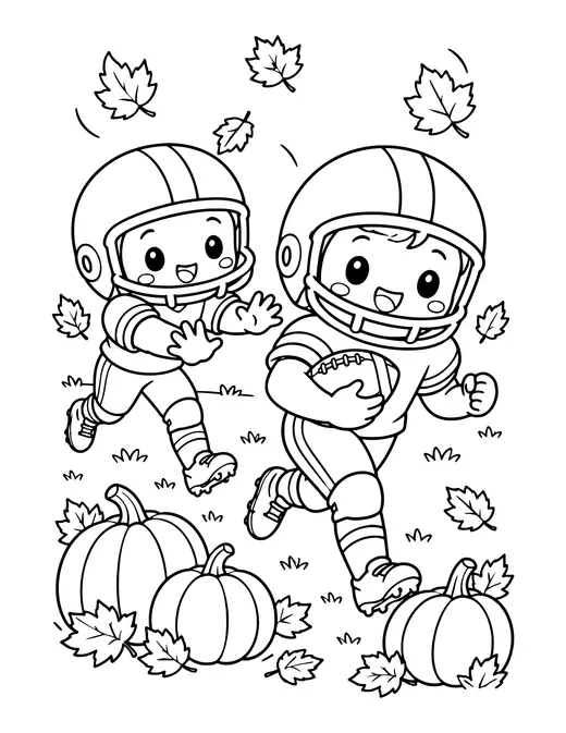 Football Game coloring page