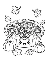 Pecan Pie coloring page