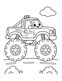 Monster Truck coloring page