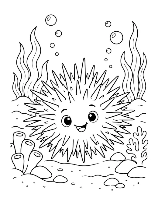 Sea Urchin coloring page