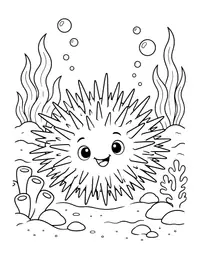 Sea Urchin coloring page