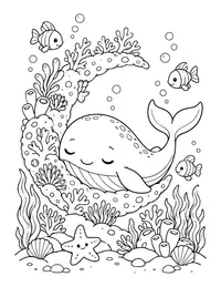 Goodnight Ocean coloring page